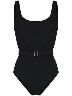 Melissa Odabash ribbed belted swimsuit