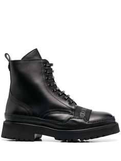 Roberto Cavalli logo patch boots