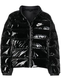 Nike глянцевый пуховик