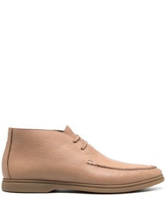 Brunello Cucinelli туфли из зернистой кожи на шнуровке