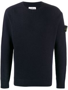 Stone Island свитер с нашивкой-логотипом