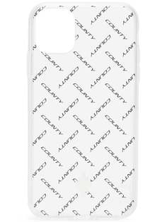 Marcelo Burlon County of Milan ALL OVER COUNTY 11 CASE TRANSPARENT BLA IPHONE 11