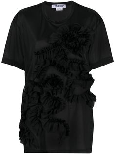 Comme Des Garçons Comme Des Garçons футболка с оборками