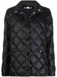 Burberry стеганая куртка на пуговицах