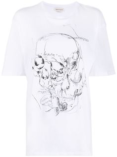 Alexander McQueen футболка с логотипом