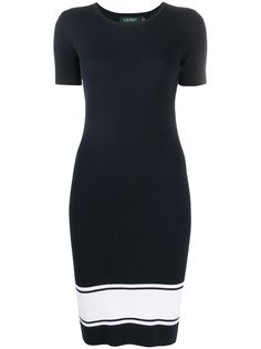 Lauren Ralph Lauren платье-футболка с контрастными полосками