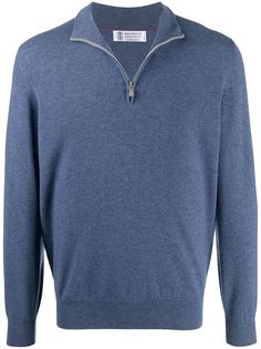Brunello Cucinelli джемпер с молнией