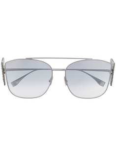 Fendi Eyewear солнцезащитные очки FF0380GS Wire в квадратной оправе