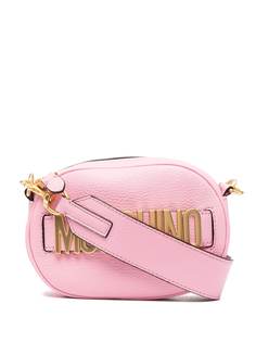 Moschino каркасная сумка с логотипом