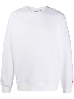 Carhartt WIP толстовка Chase в рубчик с вышитым логотипом