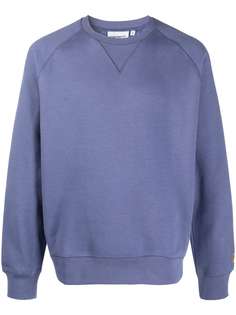 Carhartt WIP толстовка Chase в рубчик с вышитым логотипом