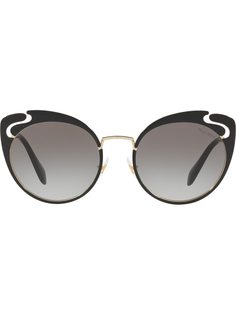 Miu Miu Eyewear солнцезащитные очки Miu Miu Noir