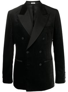 Alexander McQueen двубортный вечерний пиджак