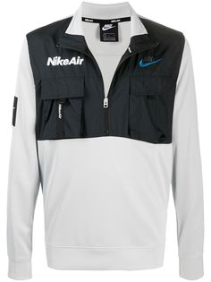 Nike толстовка Air Poly с воротником на молнии