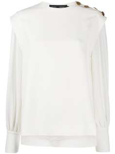 Proenza Schouler faux-button detail blouse