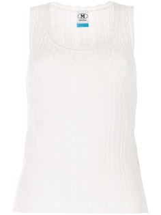 M Missoni knitted wool vest top