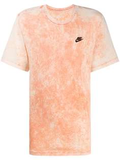 Nike футболка с эффектом потертости
