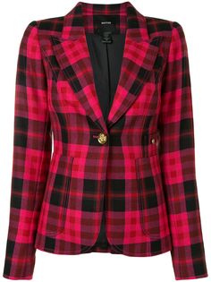 Smythe tartan check blazer jacket