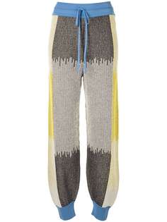 M Missoni colour-block knitted leggings