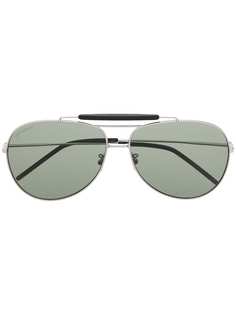 Saint Laurent Eyewear солнцезащитные очки-авиаторы с затемненными линзами