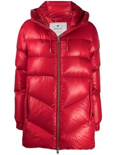 Woolrich down-feather hooded coat