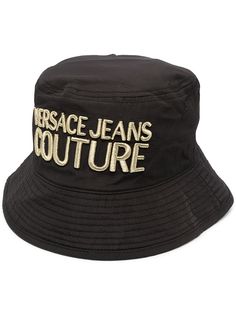 Versace Jeans Couture панама с вышитым логотипом