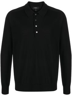 Theory piqué cotton polo shirt