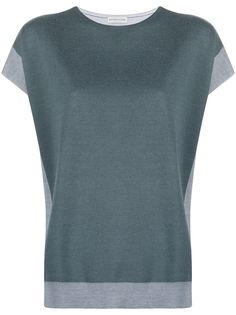 Maison Ullens трикотажный топ с контрастной отделкой