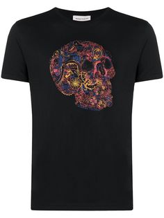 Alexander McQueen футболка с принтом London Skull