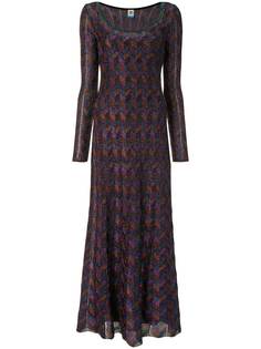 M Missoni geometric shimmer dress