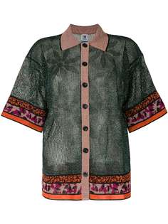 M Missoni shimmer button jacket