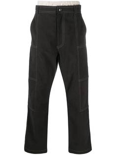Jacquemus Felix layered straight-leg trousers