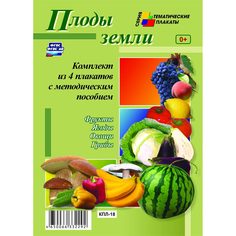 Набор плакатов Издательство Учитель Плоды земли