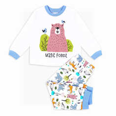Пижама лонгслив/брюки Веселый малыш Волшебный лес