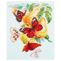 Чудесная Игла Набор для вышивания Бабочки на груше 21 x 27 см (130-051)