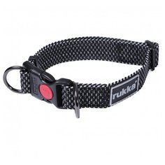 Ошейник Rukka Star M 50-30 см черный