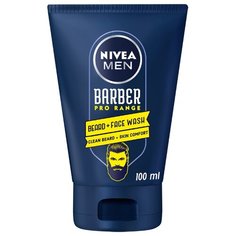 Nivea Men очищающий гель для бороды и лица Barber Pro Range, 100 мл