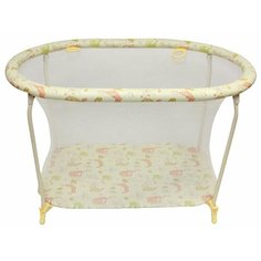 Манеж GLOBEX Овал бежевый