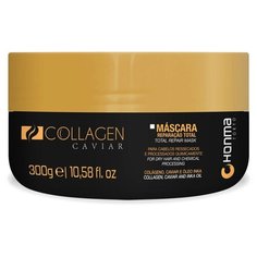 Honma Tokyo Маска глубокого восстановления Collagen Caviar для очень сухих химически поврежденных волос, 300 мл