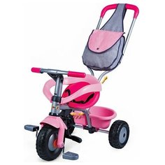 Трехколесный велосипед Smoby 444141 Be Fun Confort Girl розовый