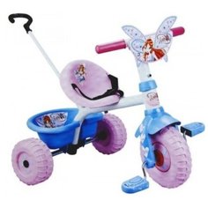 Трехколесный велосипед Smoby 444362 Winx белый/розовый/голубой
