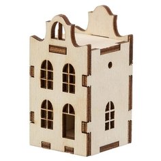 Mr. Carving Заготовка для декорирования Домик "Амстердам" №3 ВД-564 бежевый/коричневый