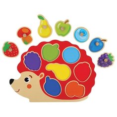 Рамка-вкладыш Mapacha Ежик. Изучаем цвета (76794), 7 дет. мультиколор