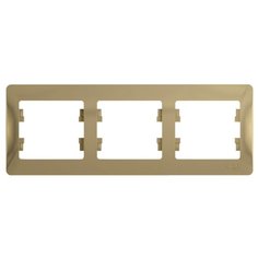 Рамка 3п Schneider Electric GLOSSA GSL000403, титан