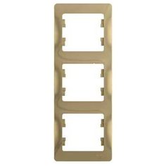 Рамка 3п Schneider Electric GLOSSA GSL000407, титан