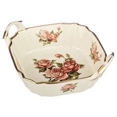 Lefard Конфетница Корейская роза 21.5 х 19.5 см бежевый