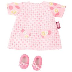 Gotz Платье и туфли для кукол 30 - 33 см 3402836 белый/розовый