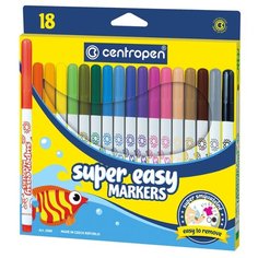 Centropen Набор фломастеров Super Easy, 18 шт. (2580)