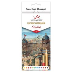 Vista-Artista Карандаши цветные Studio 12 цветов (VACPS-12)