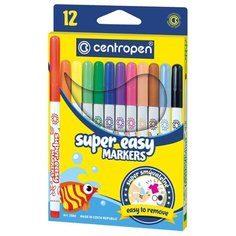 Centropen Набор фломастеров Super Easy, 12 шт. (2580)